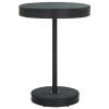 5 pcs conjunto de bar p/ jardim c/ almofadões vime PE preto - Image 3