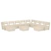 11 pcs conjunto lounge de paletes madeira de abeto impregnada - Image 2
