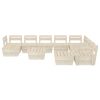 11 pcs conjunto lounge de paletes madeira de abeto impregnada - Image 3