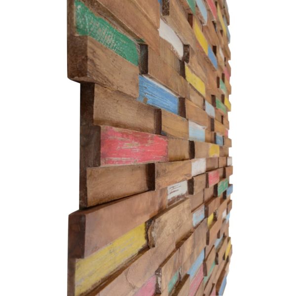 Painéis revestimento de parede 10 pcs 1,03 m² teca maciça - Image 3