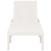 Espreguiçadeira plástico branco - Image 3
