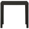 Mesa de jardim 79x65x72 cm plástico antracite - Image 2