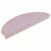 Tapetes escada adesivos aspeto sisal 15 pcs 65x21x4 cm vermelho - Image 3