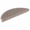 Tapetes de escada adesivos 15 pcs 56x17x3 cm bege-escuro - Image 3
