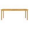 7 pcs conjunto de jantar para jardim preto - Image 3
