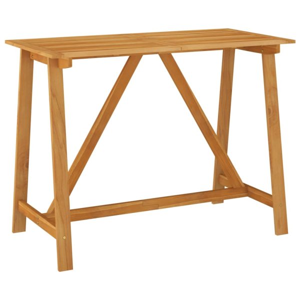 5 pcs conjunto de bar para jardim com almofadões castanho - Image 3