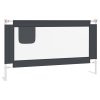 Barra segurança p/ cama infantil tecido 140x25 cm cinza-escuro - Image 2