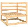 2 pcs conjunto lounge de jardim pinho maciço - Image 2