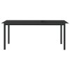 9 pcs conjunto de jantar para jardim alumínio antracite - Image 3