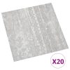 Tábuas de soalho autoadesivas 20 pcs 1,86 m² PVC cinzento - Image 2