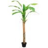 Árvore bananeira artificial com vaso 180 cm verde - Image 2