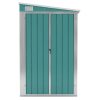 Abrigo suspenso p/ jardim 118x194x178 cm aço galvanizado verde - Image 3