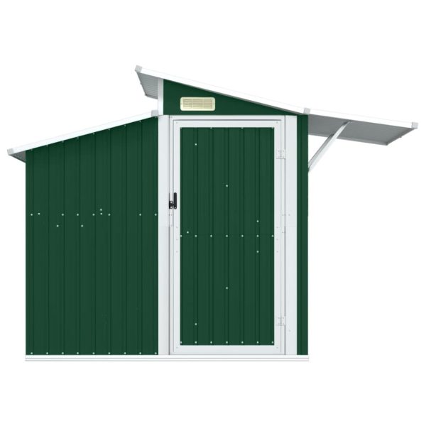 Abrigo de jardim 270x130x208,5 cm aço galvanizado verde - Image 3