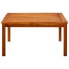 Mesa de centro p/ jardim 85x85x45 cm madeira de acácia maciça - Image 2