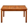 Mesa de centro p/ jardim 85x85x45 cm madeira de acácia maciça - Image 3