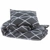 Conjunto de capa de edredão 240x220 cm algodão cinza - Image 3