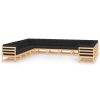 13 pcs conj. lounge jardim c/ almofadões antracite pinho maciço
