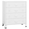 Cómoda industrial 78x40x93 cm metal branco - Image 2