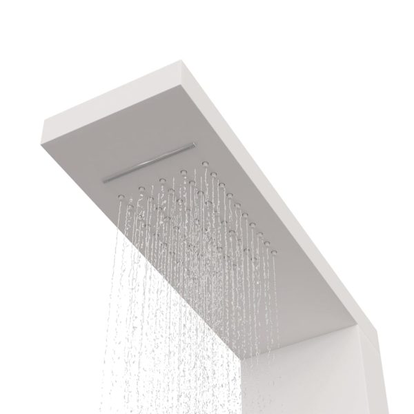 Sistema de coluna de duche em alumínio branco - Image 3