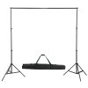 Kit de estúdio fotográfico com conjunto de iluminação e fundo - Image 3