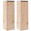 Armários de parede 2 pcs 30x30x100 cm madeira de pinho maciça - Image 2