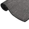 Tapete de tecido plano para exterior 200x280 cm cinzento - Image 3