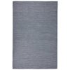Tapete de tecido plano para exterior 120x170 cm azul