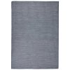 Tapete de tecido plano para exterior 160x230 cm azul