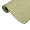 Tapete de tecido plano para exterior 200x280 cm verde - Image 3