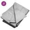 Lona 180 g/m² 6x6 m PEAD cinzento