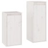 Móveis de TV 2 pcs madeira de pinho maciça branco - Image 2