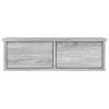 Armário parede 60x26x18,5 cm derivados madeira cinzento sonoma - Image 3