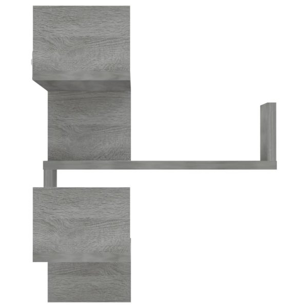 Estante de canto 40x40x50 cm derivados madeira cinzento sonoma - Image 3