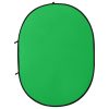 Tela fundo de estúdio oval 2-em-1 200x150 cm verde e azul - Image 3