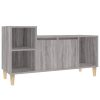 Móvel de TV 100x35x55 cm derivados de madeira cinzento sonoma - Image 2