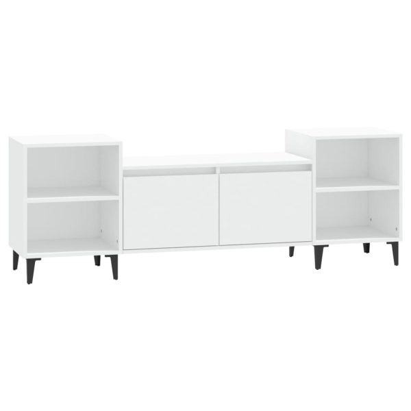 Móvel p/ TV 160x35x55 cm derivados de madeira branco - Image 2
