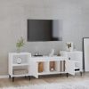 Móvel p/ TV 160x35x55 cm derivados de madeira branco - Image 3