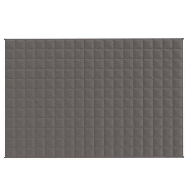 Manta pesada 5 kg 120x180 cm tecido cinza - Image 3