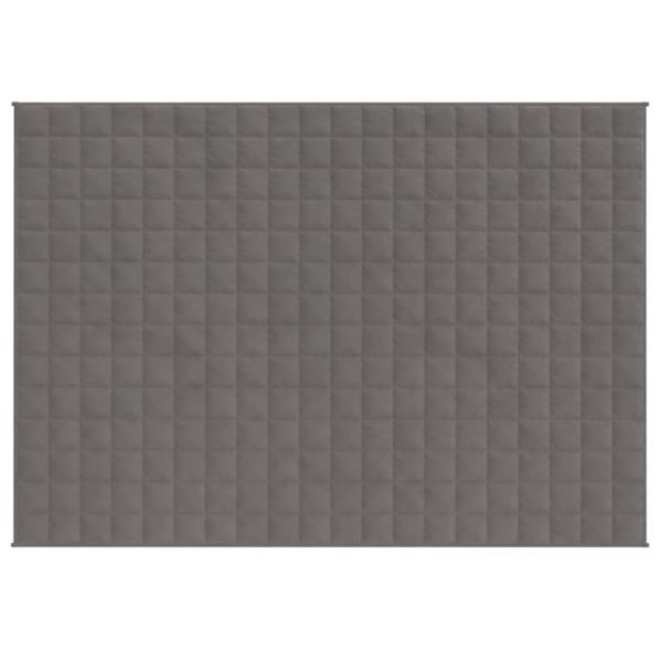 Manta pesada 11 kg 150x200 cm tecido cinza - Image 3