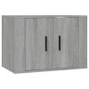 Móvel de TV para parede 57x34,5x40 cm cinzento sonoma - Image 2