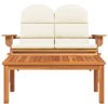 Conjunto lounge de jardim Adirondack 2pcs acácia maciça - Image 3