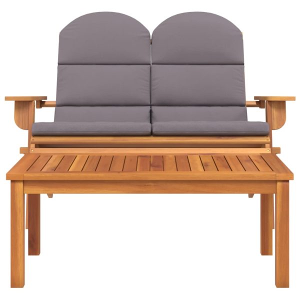Conjunto lounge de jardim Adirondack 2pcs acácia maciça - Image 3