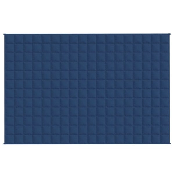 Manta pesada 9 kg 122x183 cm tecido azul - Image 3