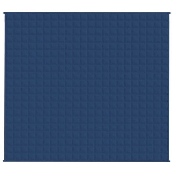 Manta pesada 13 kg 200x220 cm tecido azul - Image 3