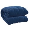 Manta pesada 15 kg 220x230 cm tecido azul - Image 2