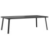Mesa de centro de jardim 110x55x35 cm aço antracite - Image 2