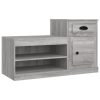 Sapateira 100x42x60 cm derivados de madeira cinzento sonoma - Image 2