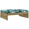 Apoio de pés para jardim 120x80 cm pinho impregnado - Image 2