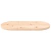 Tampo de mesa oval 60x30x2,5 cm madeira de pinho maciça - Image 3