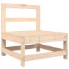 Sofás de centro para jardim 2 pcs madeira de pinho maciça - Image 3